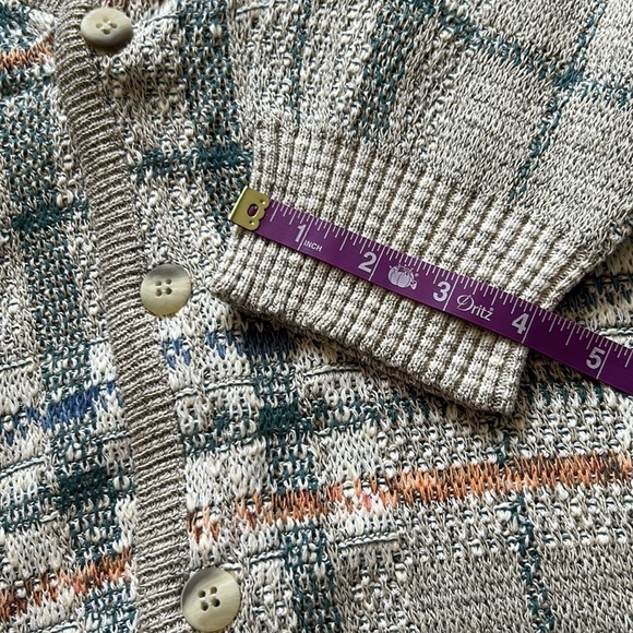 Cardigan button Vneck long sleeve Giorgio Di Firenze made in Italy sz XXL - Picture 8 of 9